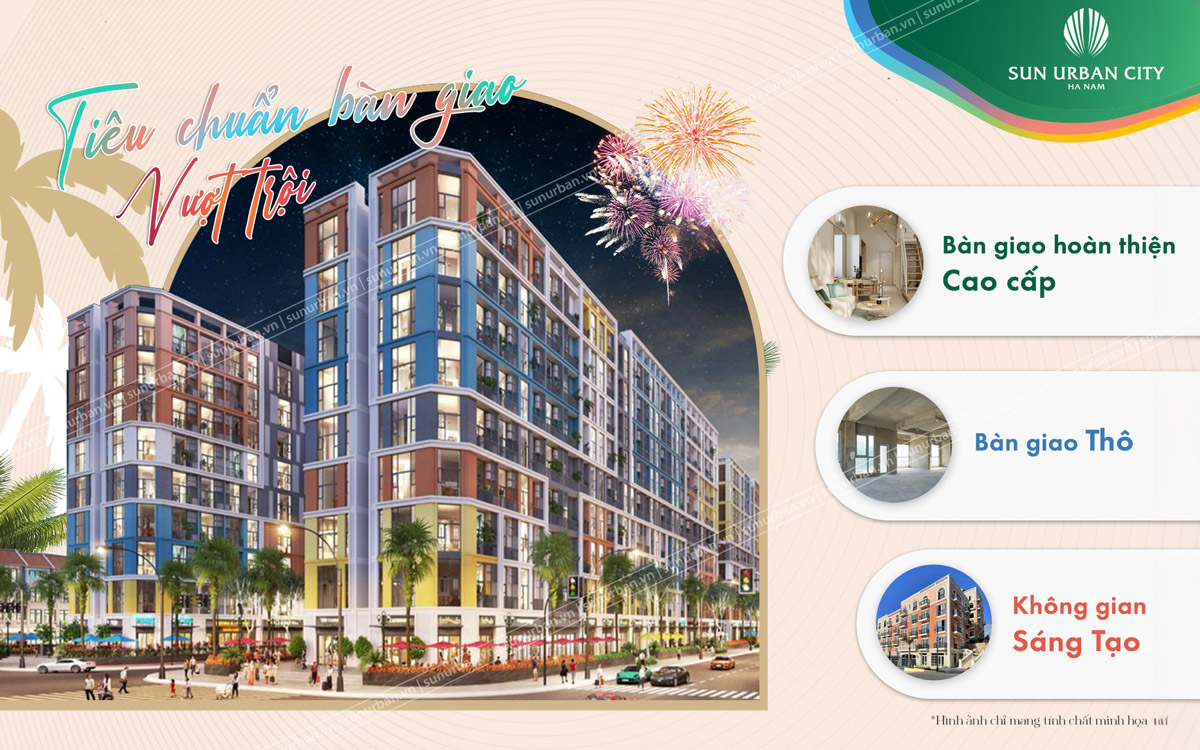 Tiêu chuẩn bàn giao căn hộ Park Residence Sun Urban City