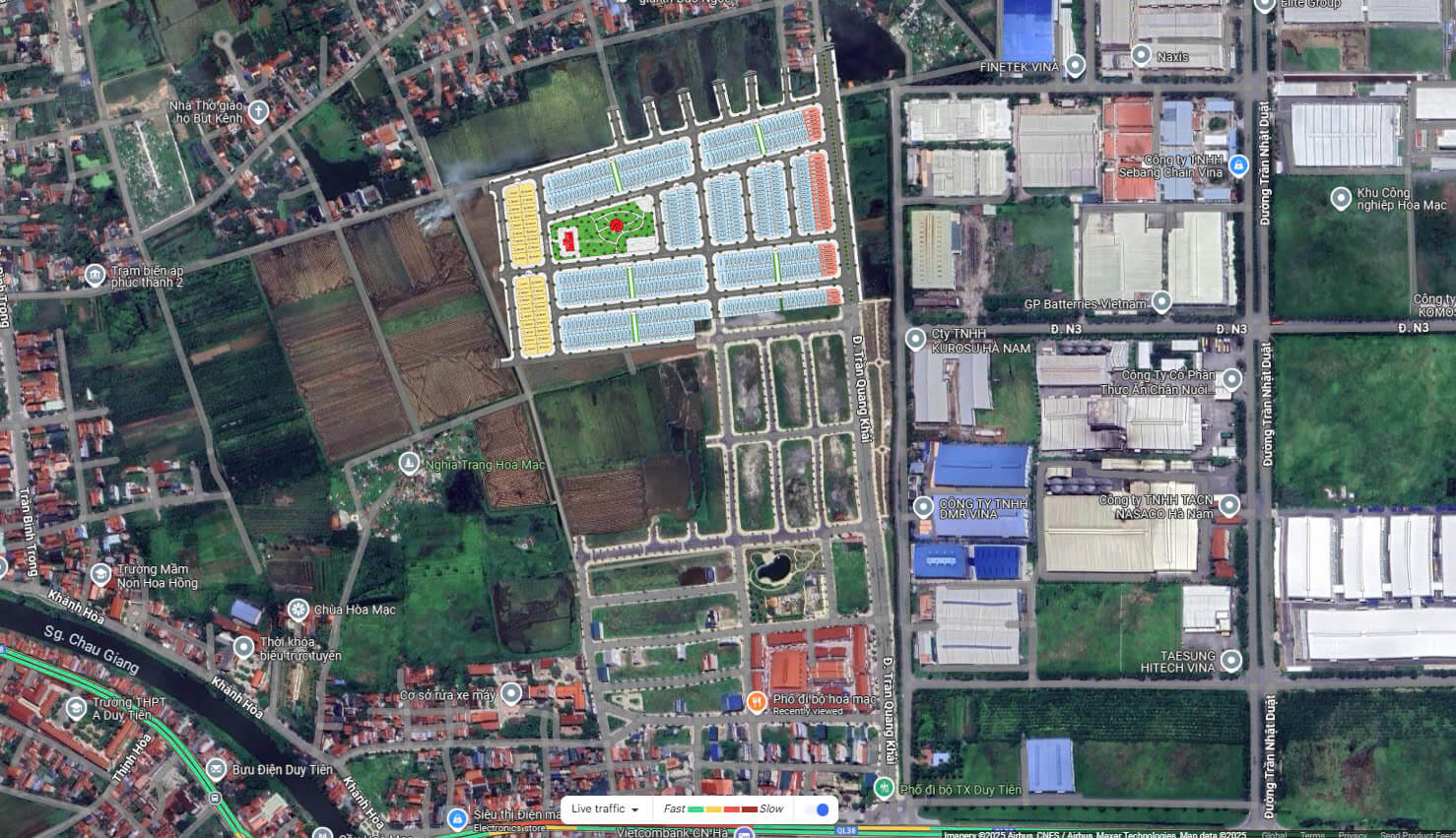 Vị Trí Dự Án Đất Nền Hà Nam Green City