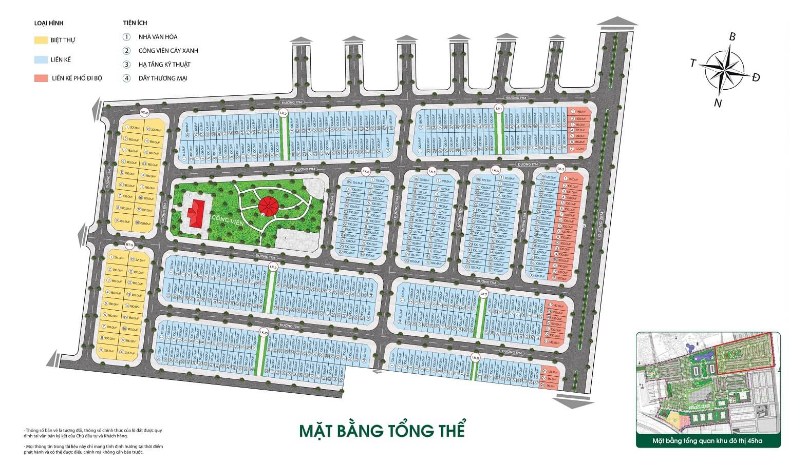 mặt bằng dự án: Đất Nền Hà Nam Green City