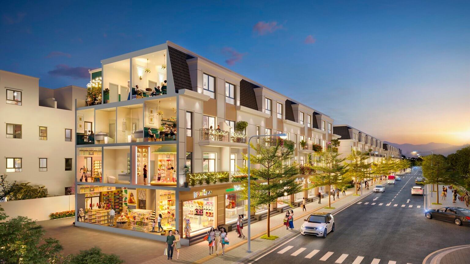 SẢN PHẨM SHOPHOUSE TẠI DỰ ÁN HÀ NAM GREEN CITY