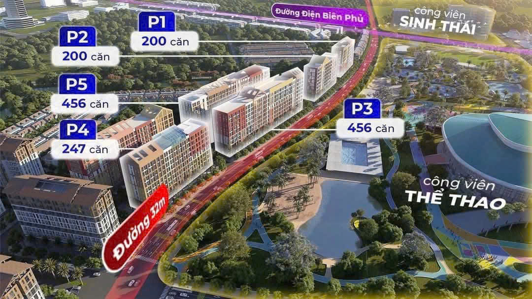 Vị trí trung tâm khu đô thị Sun Urban City của căn hộ Park Residence