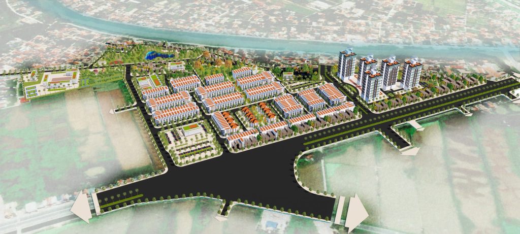 Phối cảnh khu đô thị Bùi